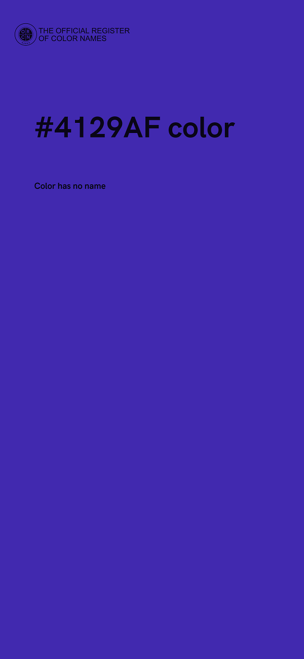 #4129AF color image