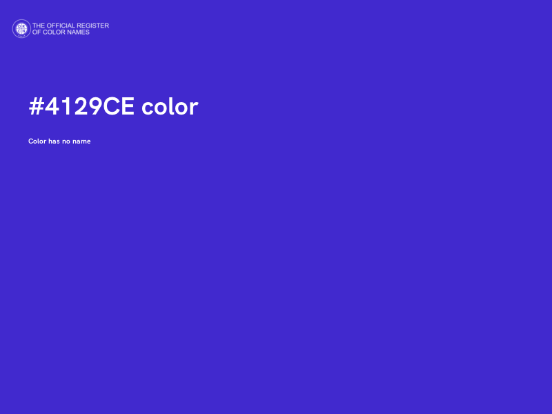 #4129CE color image