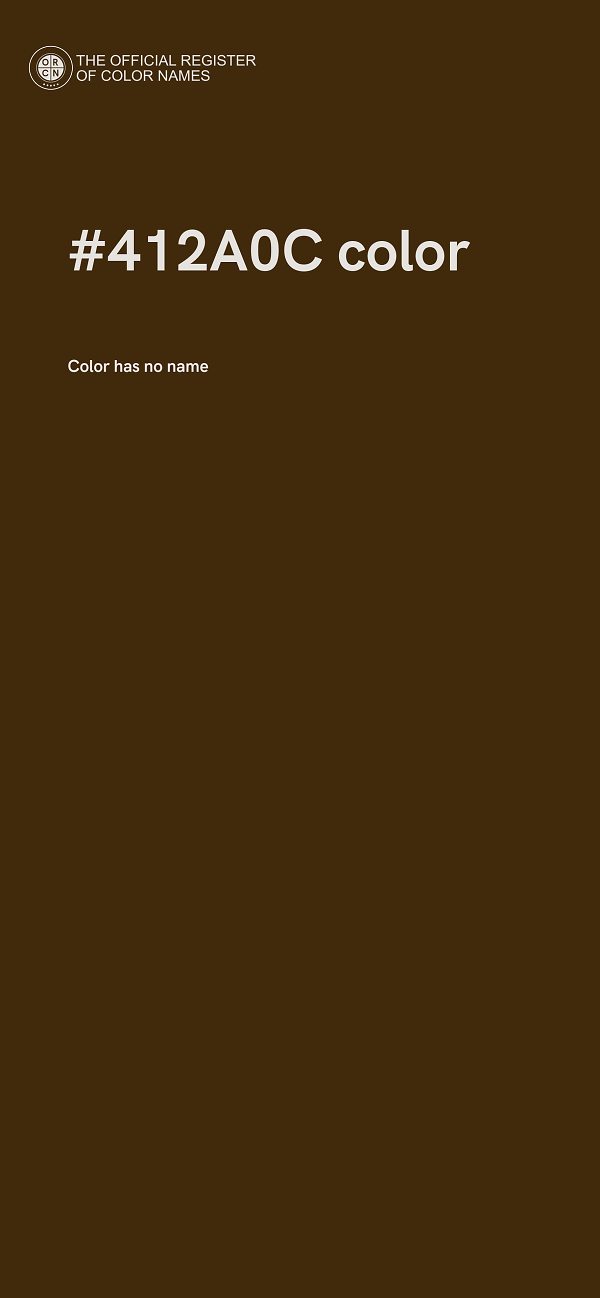 #412A0C color image