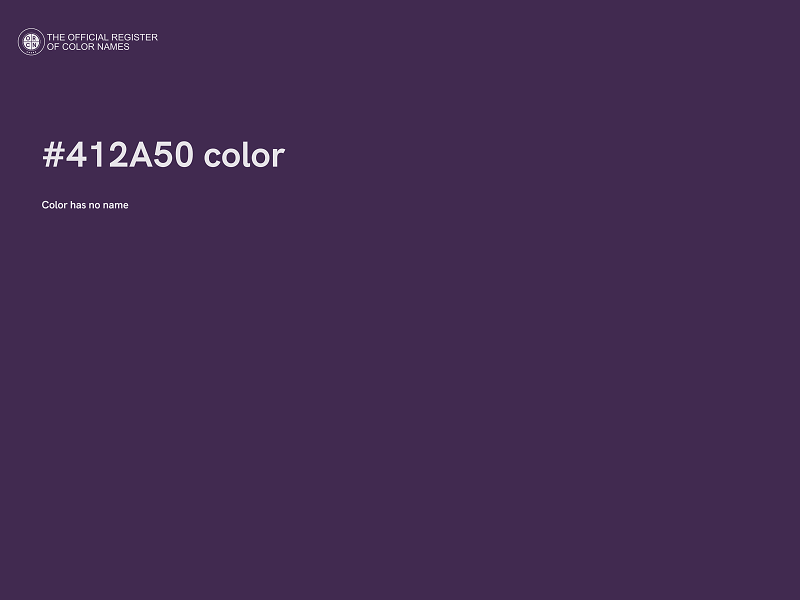 #412A50 color image