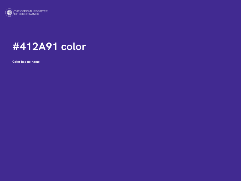 #412A91 color image