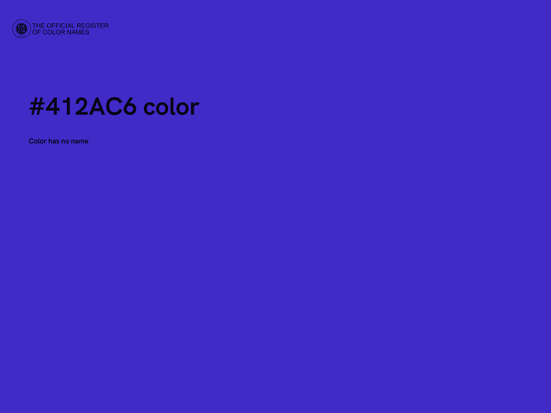 #412AC6 color image