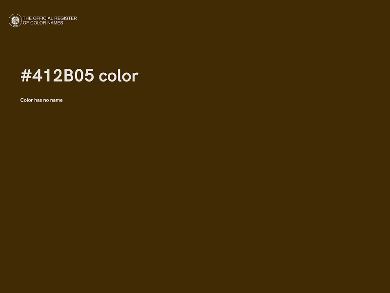 #412B05 color image