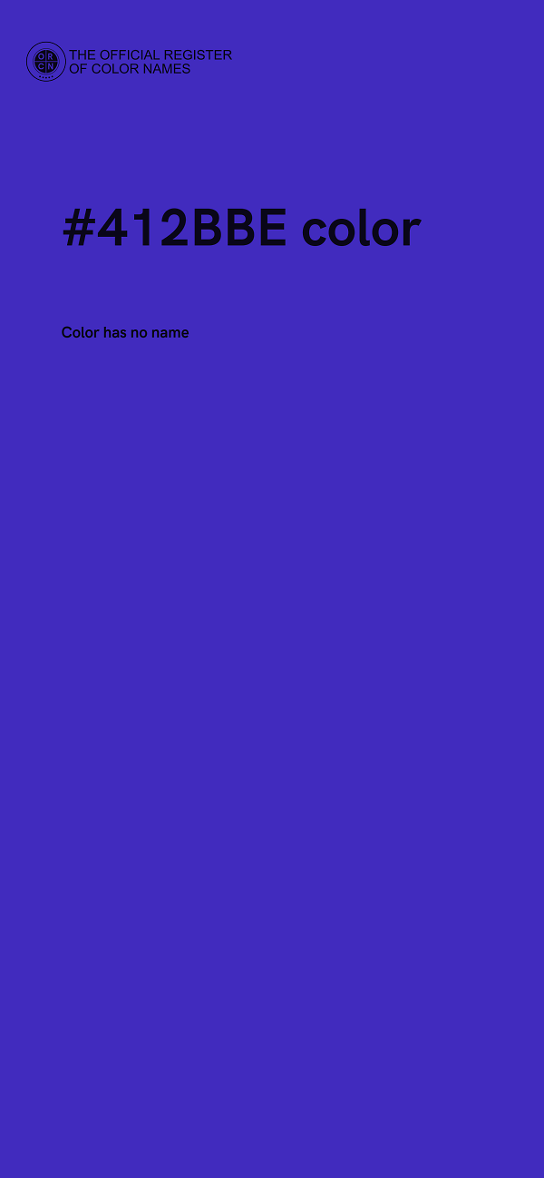 #412BBE color image