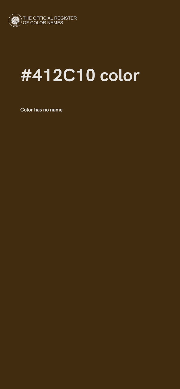 #412C10 color image