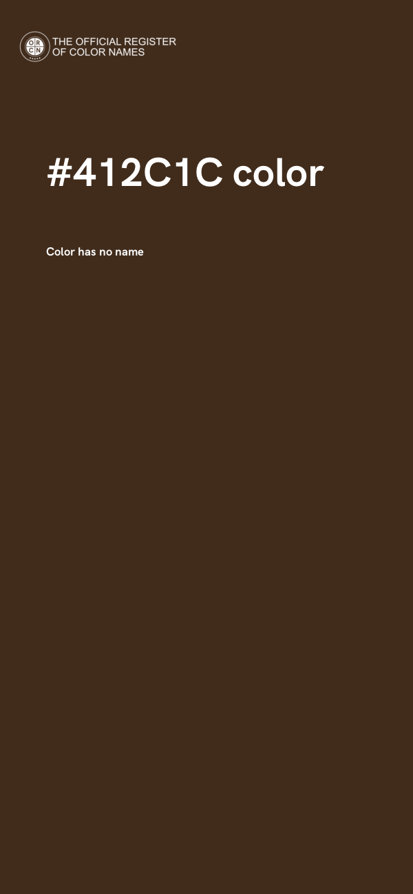 #412C1C color image
