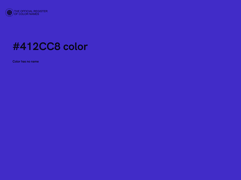 #412CC8 color image