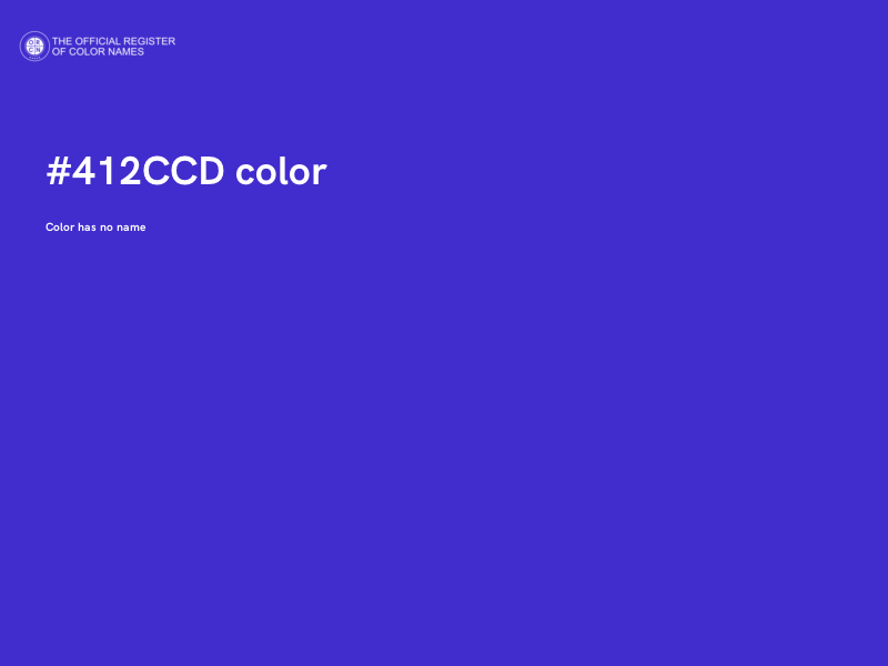 #412CCD color image