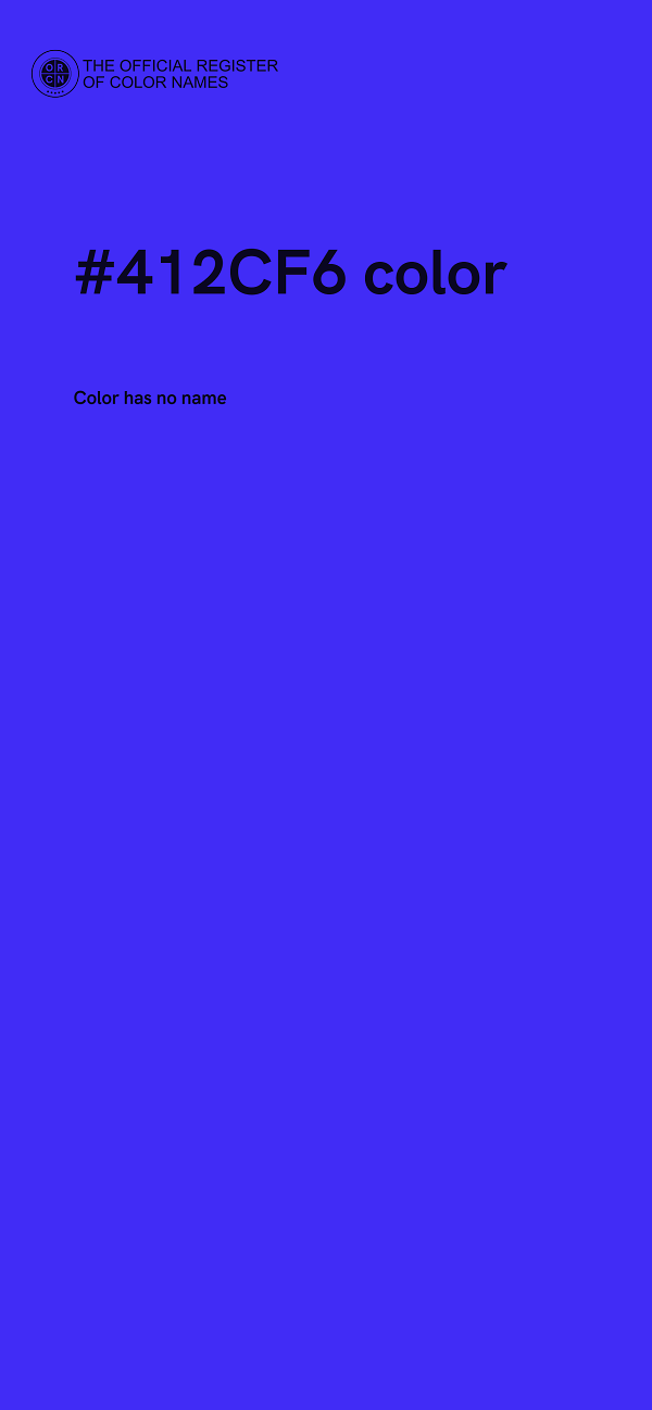 #412CF6 color image