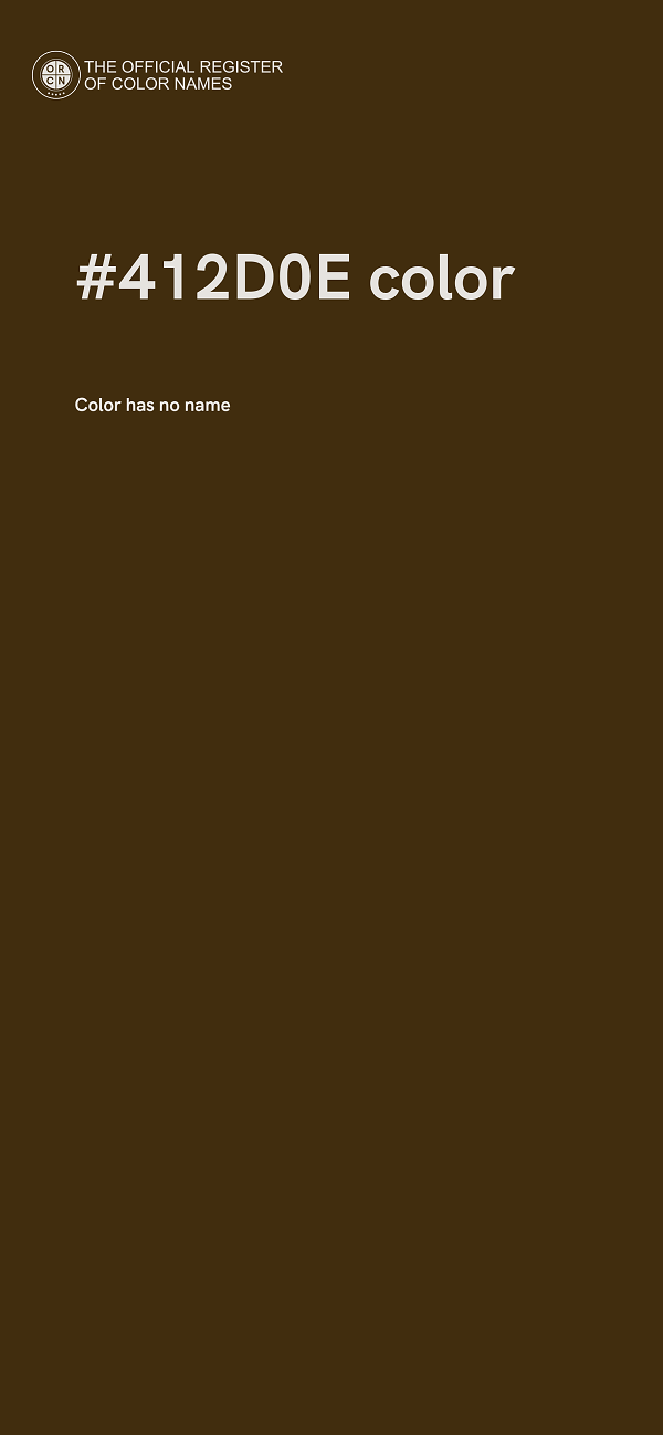 #412D0E color image