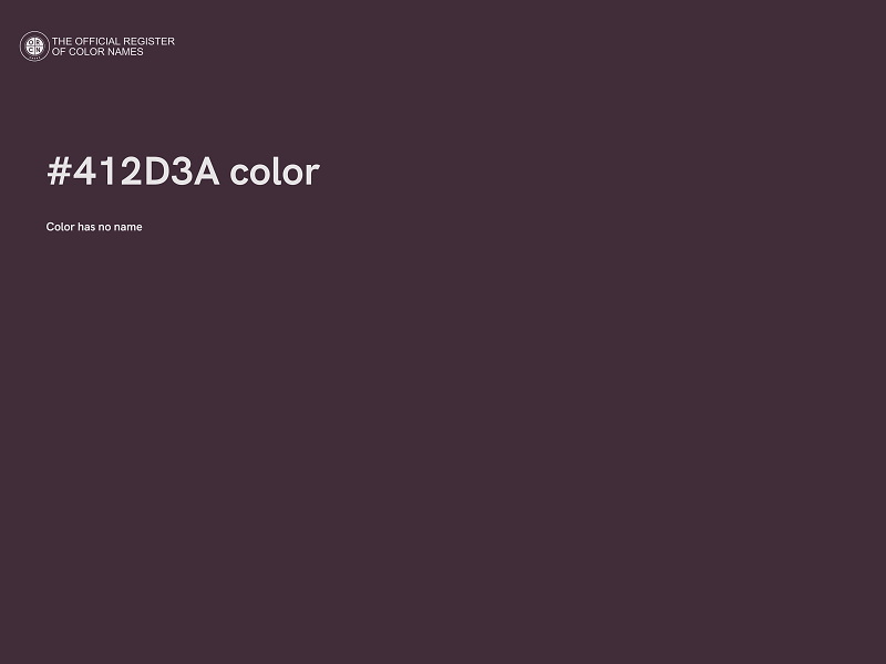 #412D3A color image