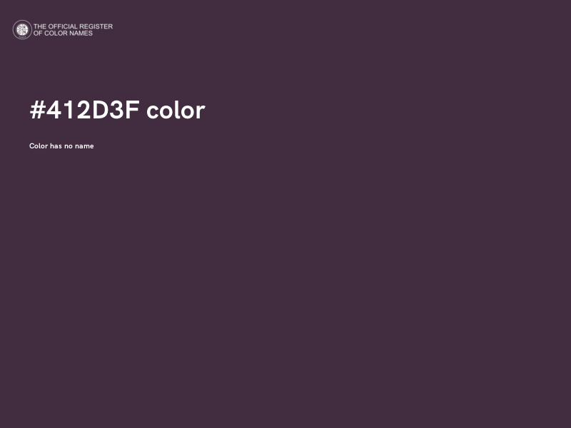 #412D3F color image