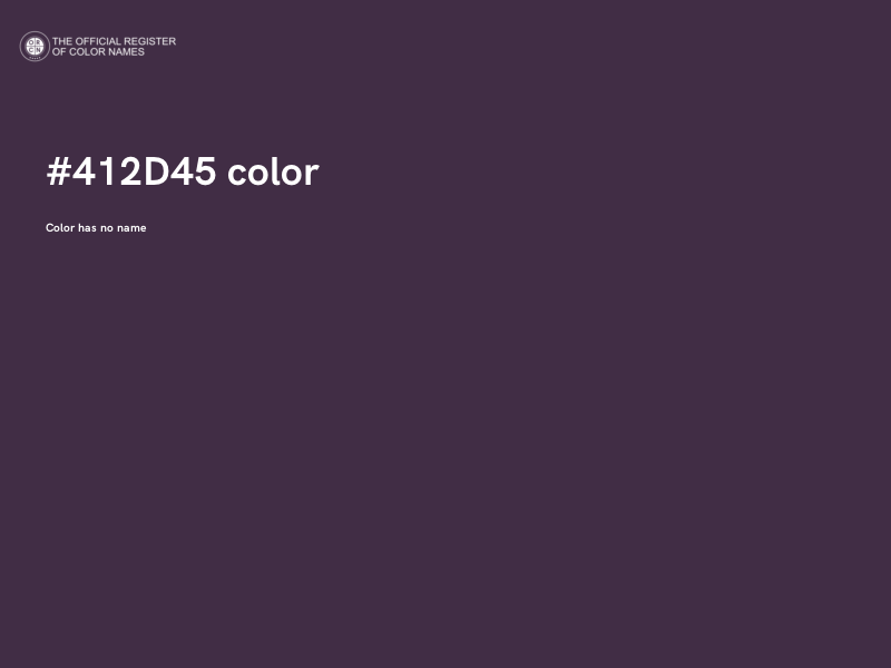 #412D45 color image