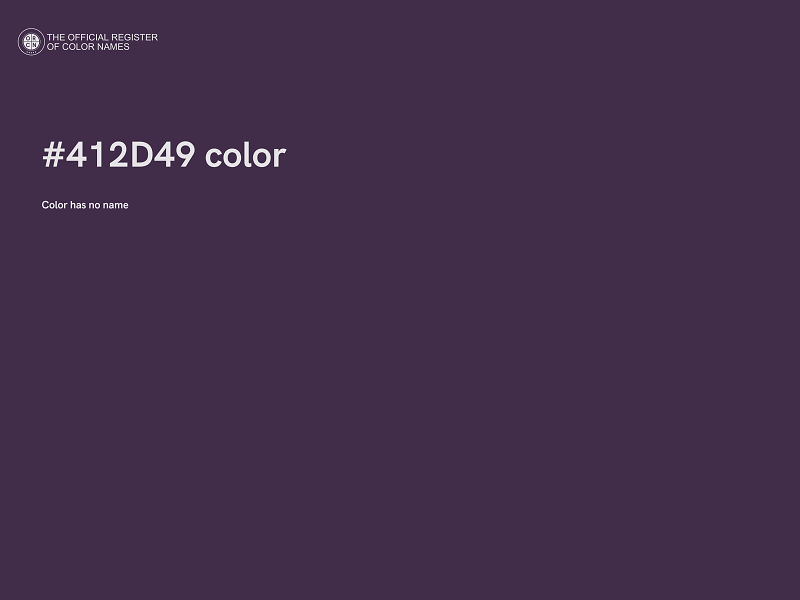 #412D49 color image