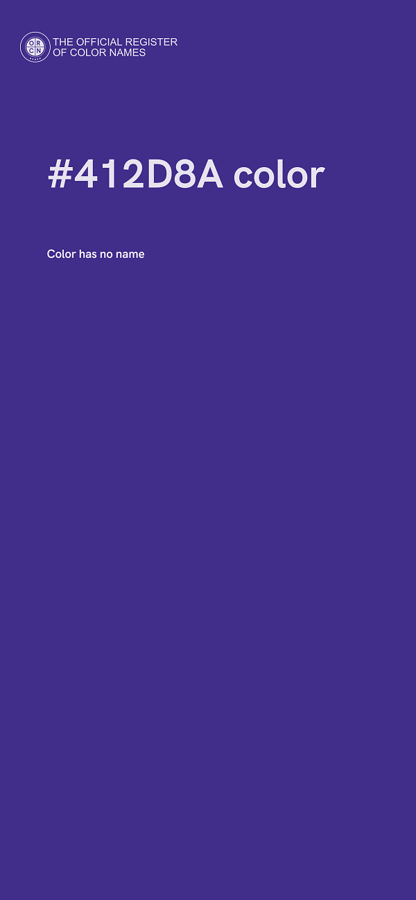 #412D8A color image