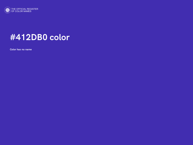 #412DB0 color image