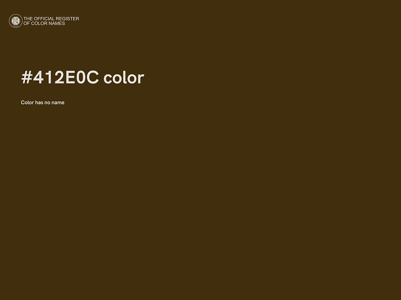 #412E0C color image