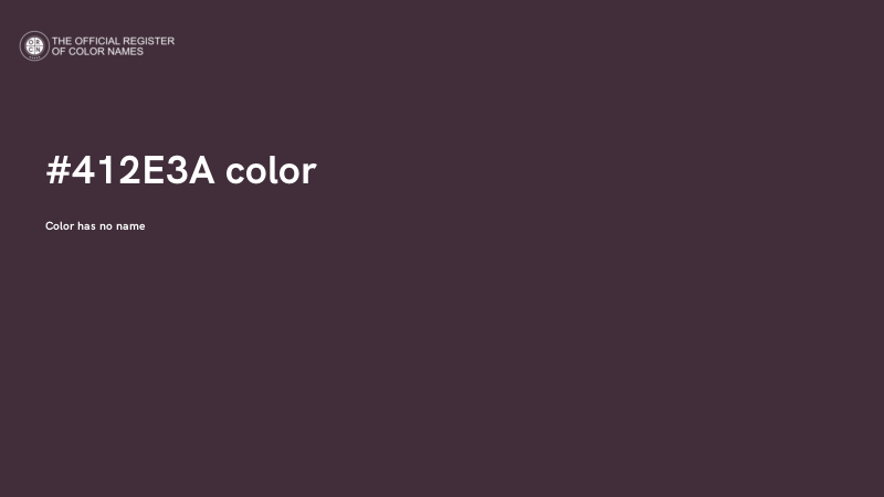#412E3A color image