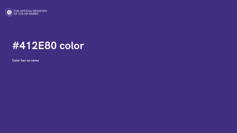 #412E80 color image
