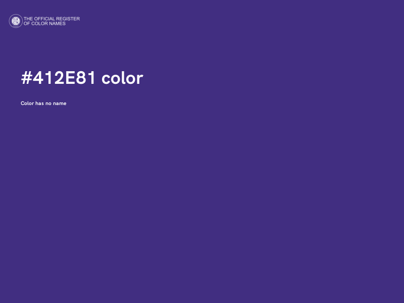 #412E81 color image