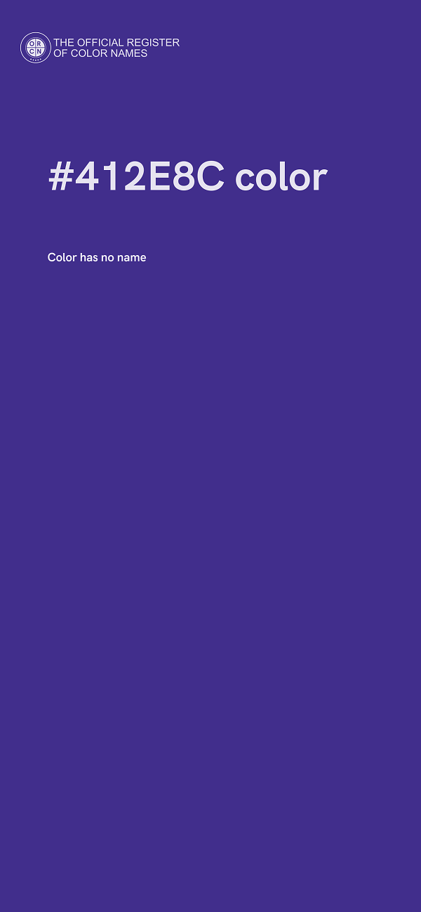 #412E8C color image