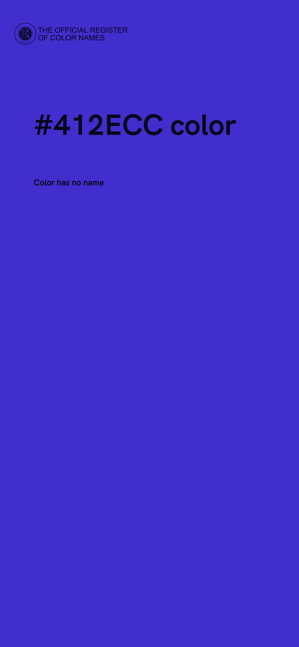 #412ECC color image