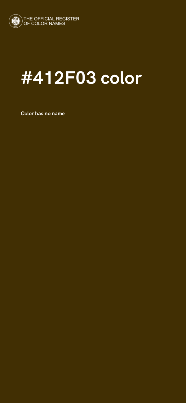 #412F03 color image
