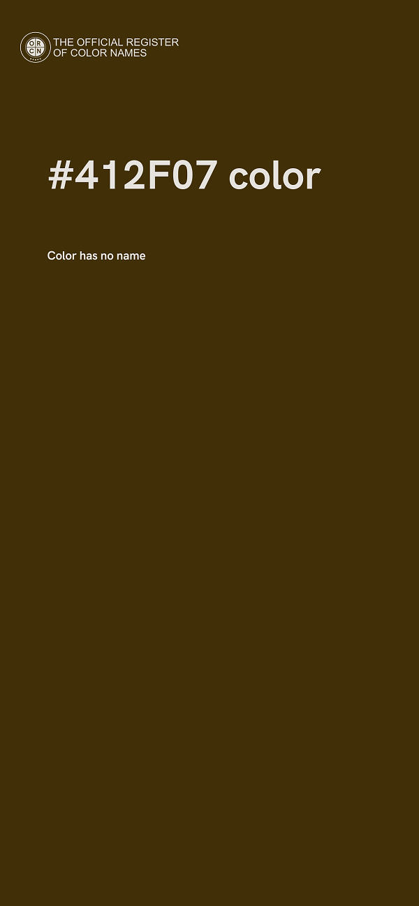 #412F07 color image