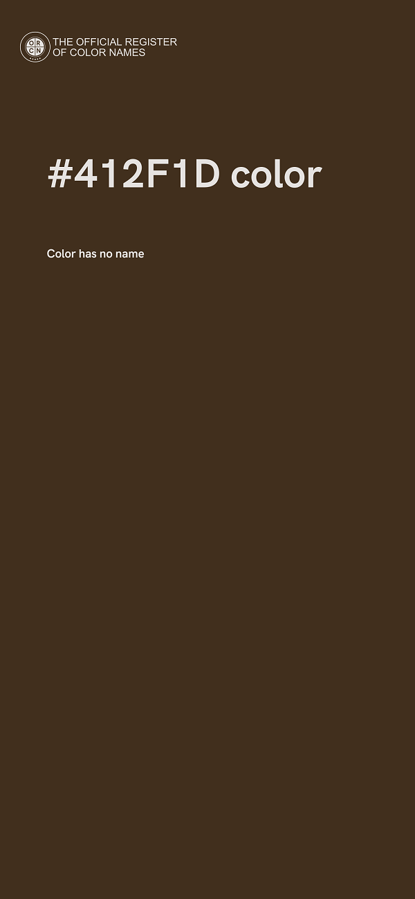 #412F1D color image