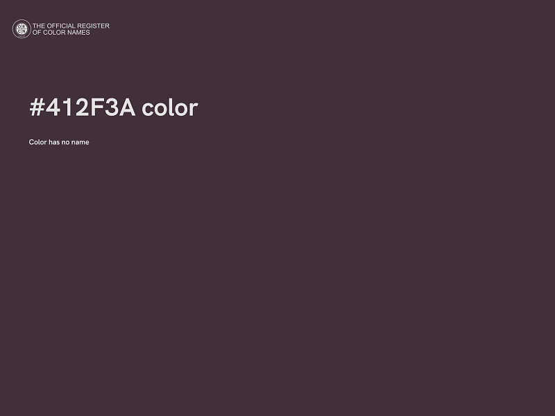 #412F3A color image