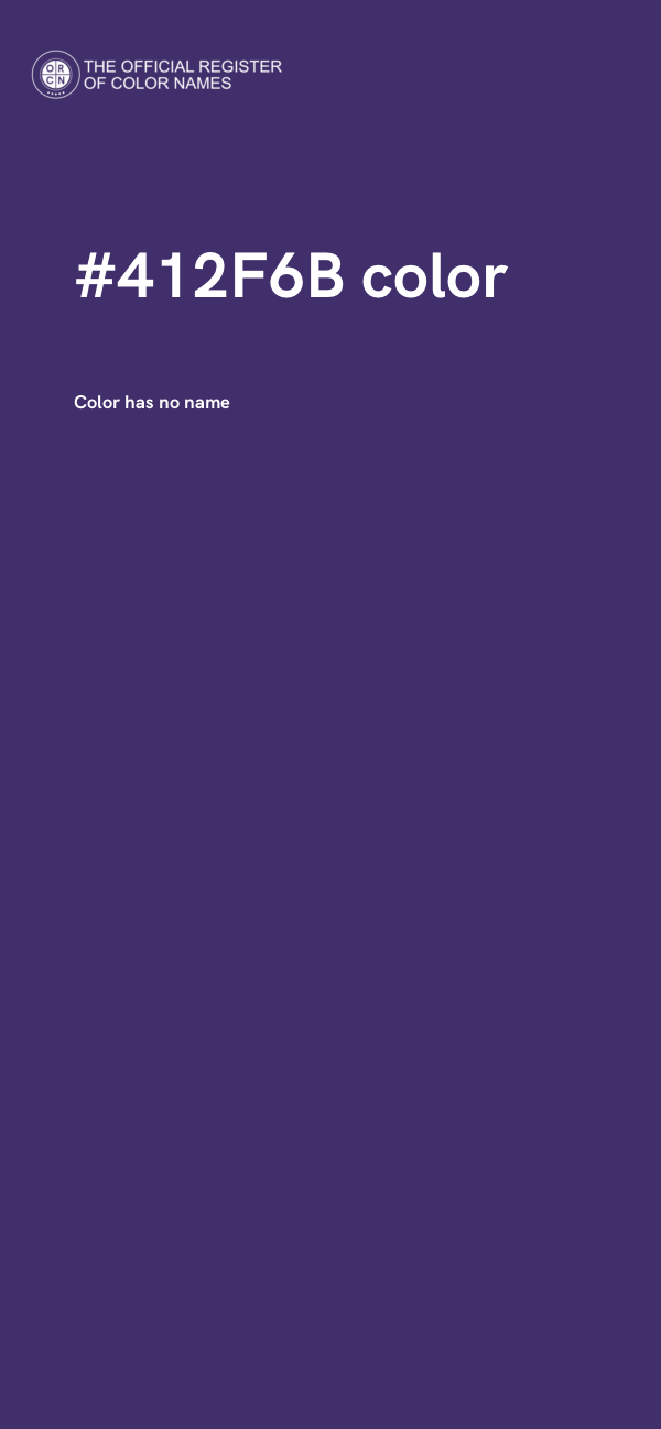 #412F6B color image
