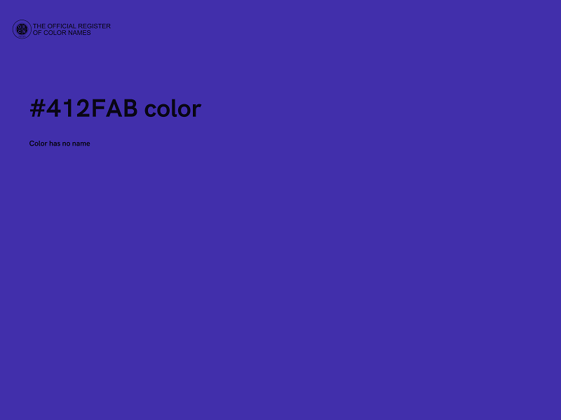 #412FAB color image