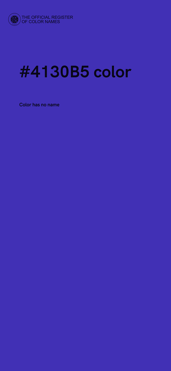 #4130B5 color image