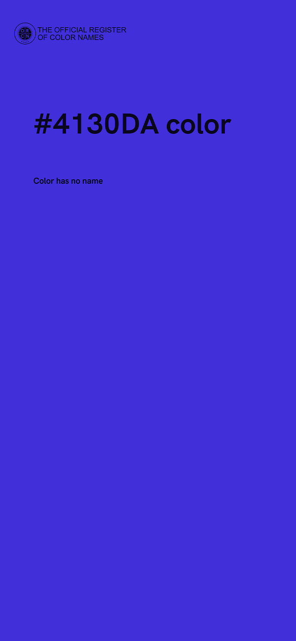 #4130DA color image