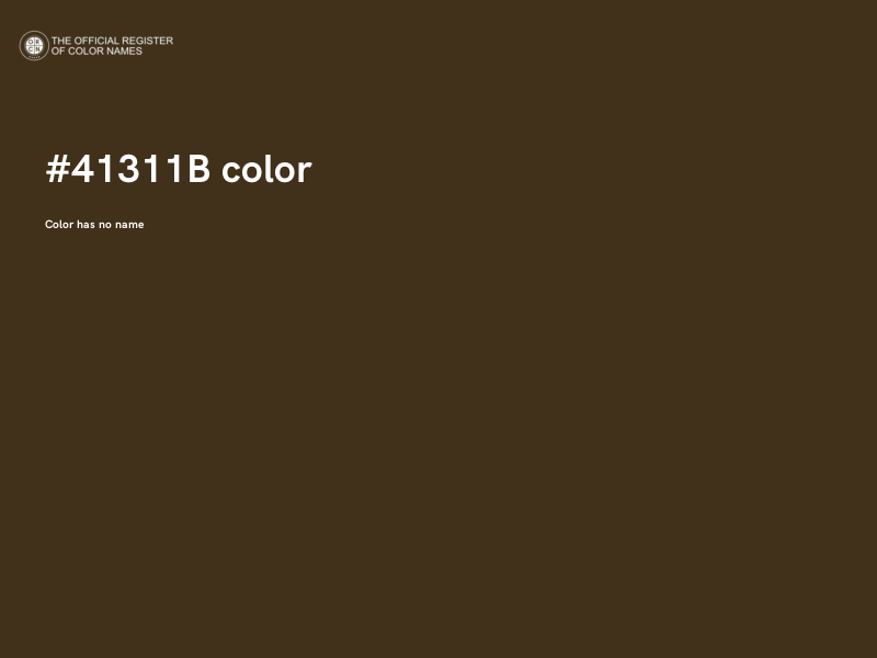 #41311B color image