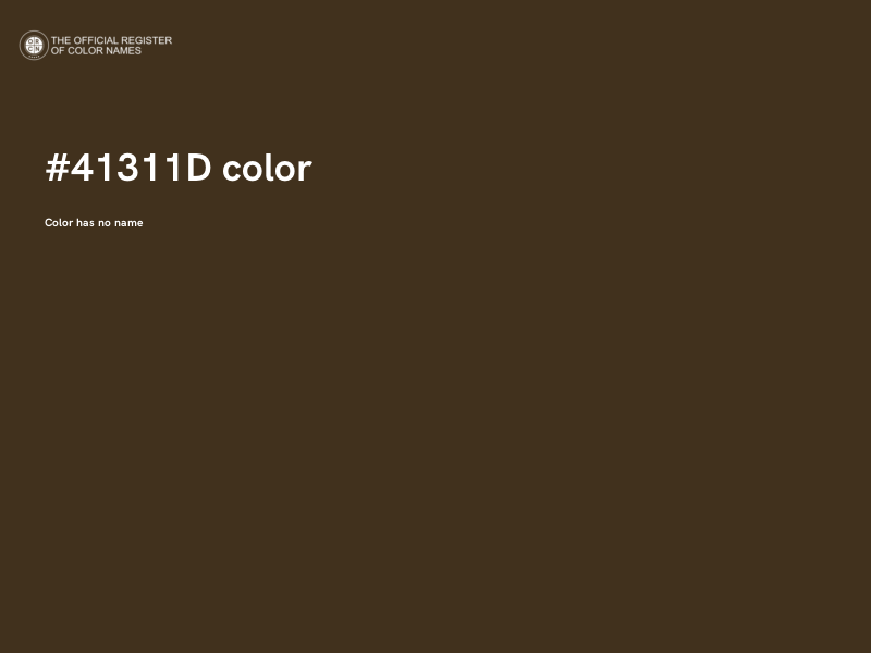 #41311D color image