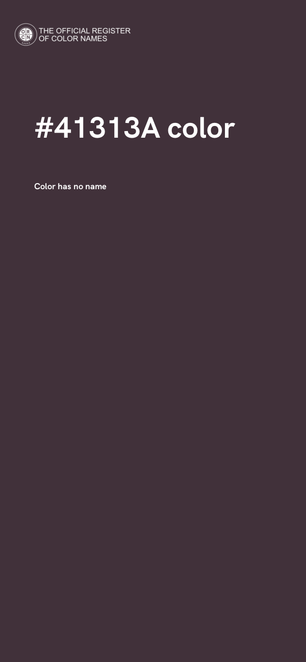 #41313A color image