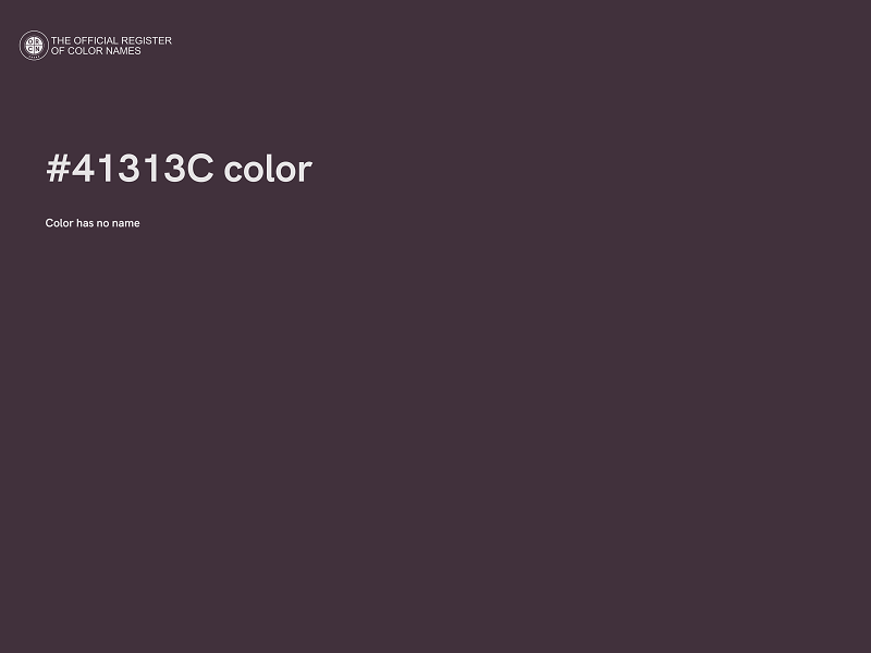 #41313C color image