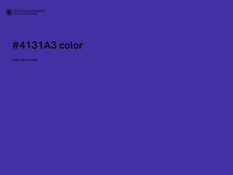 #4131A3 color image