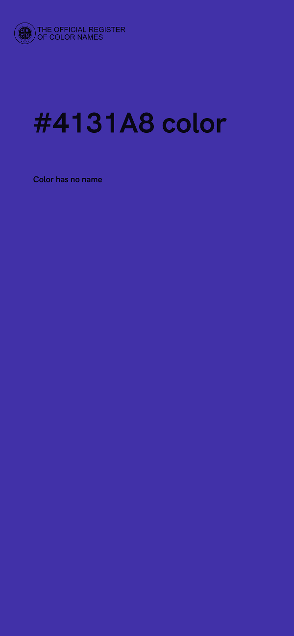 #4131A8 color image