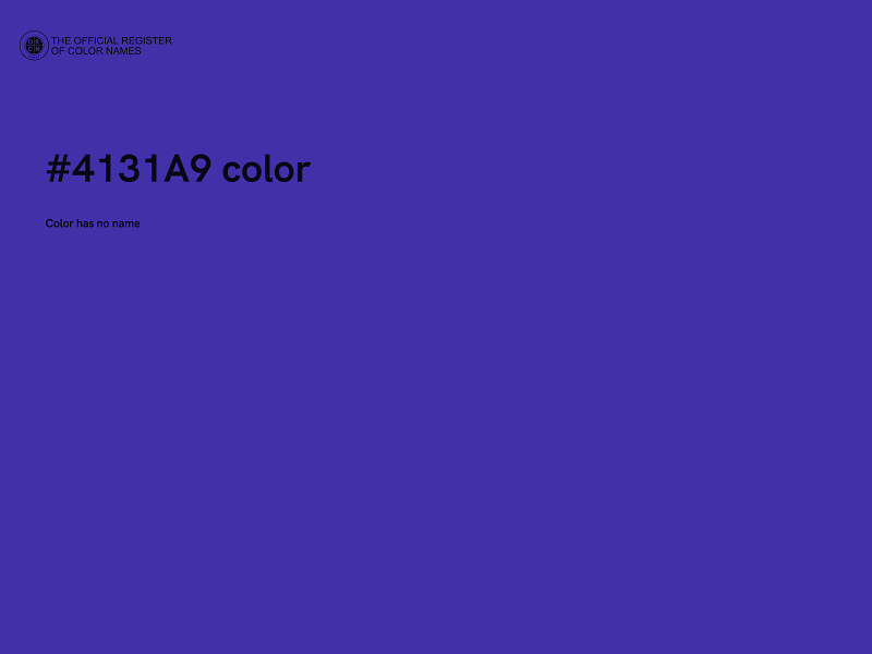 #4131A9 color image