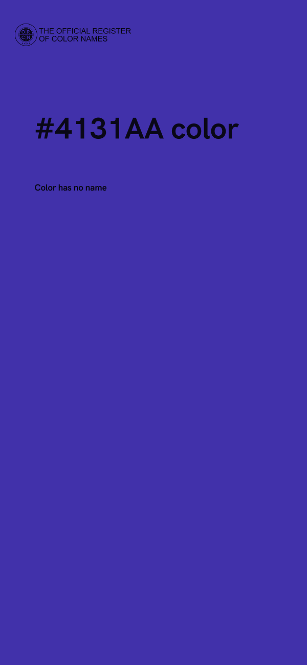 #4131AA color image