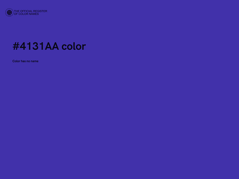 #4131AA color image