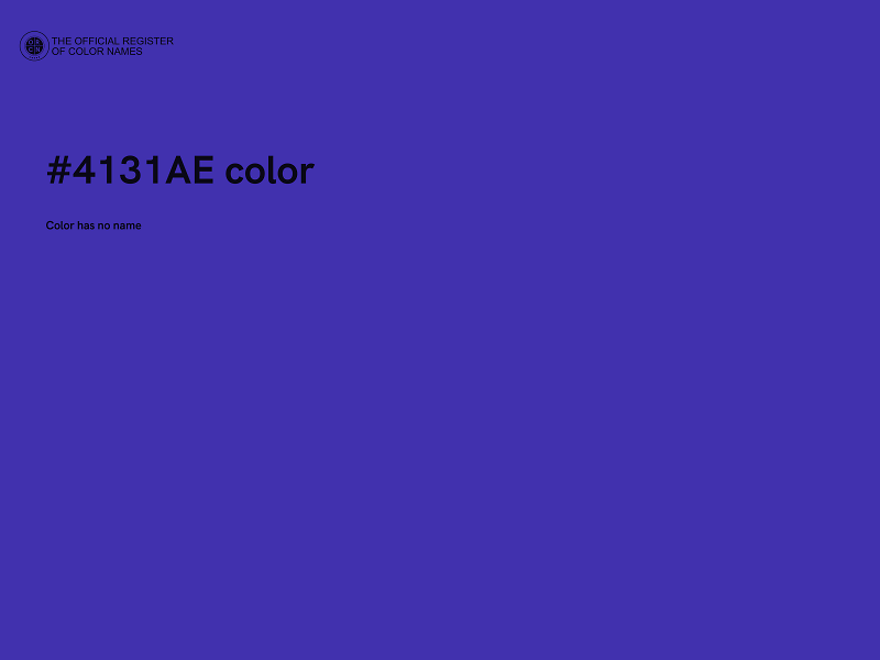 #4131AE color image