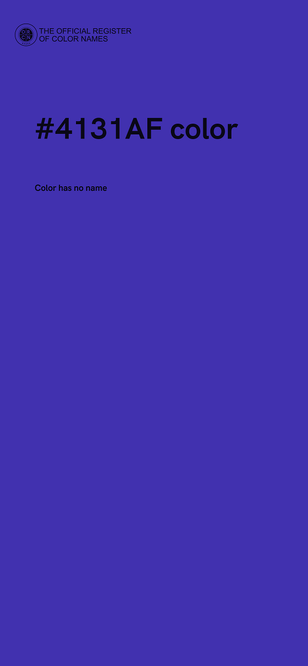 #4131AF color image