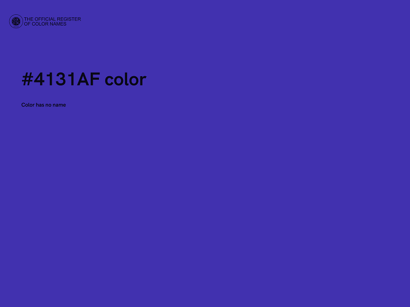 #4131AF color image