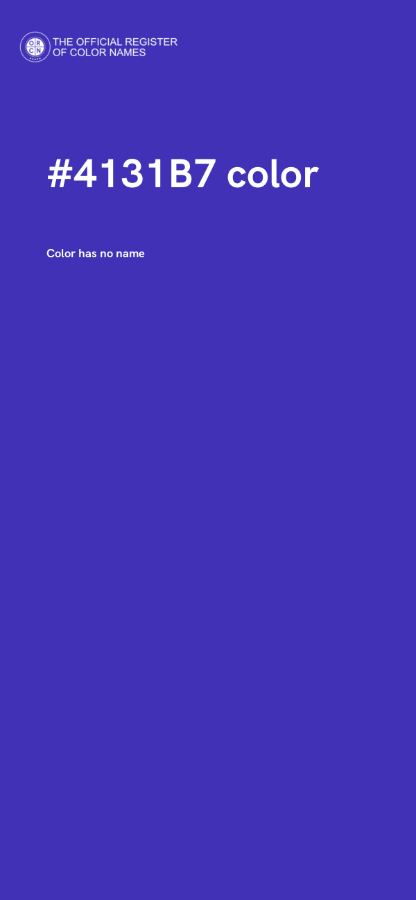 #4131B7 color image