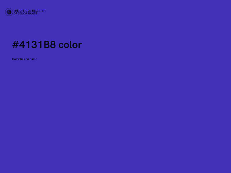 #4131B8 color image