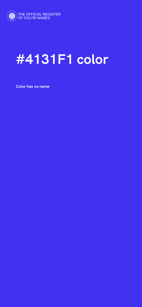 #4131F1 color image