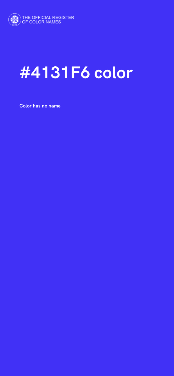 #4131F6 color image